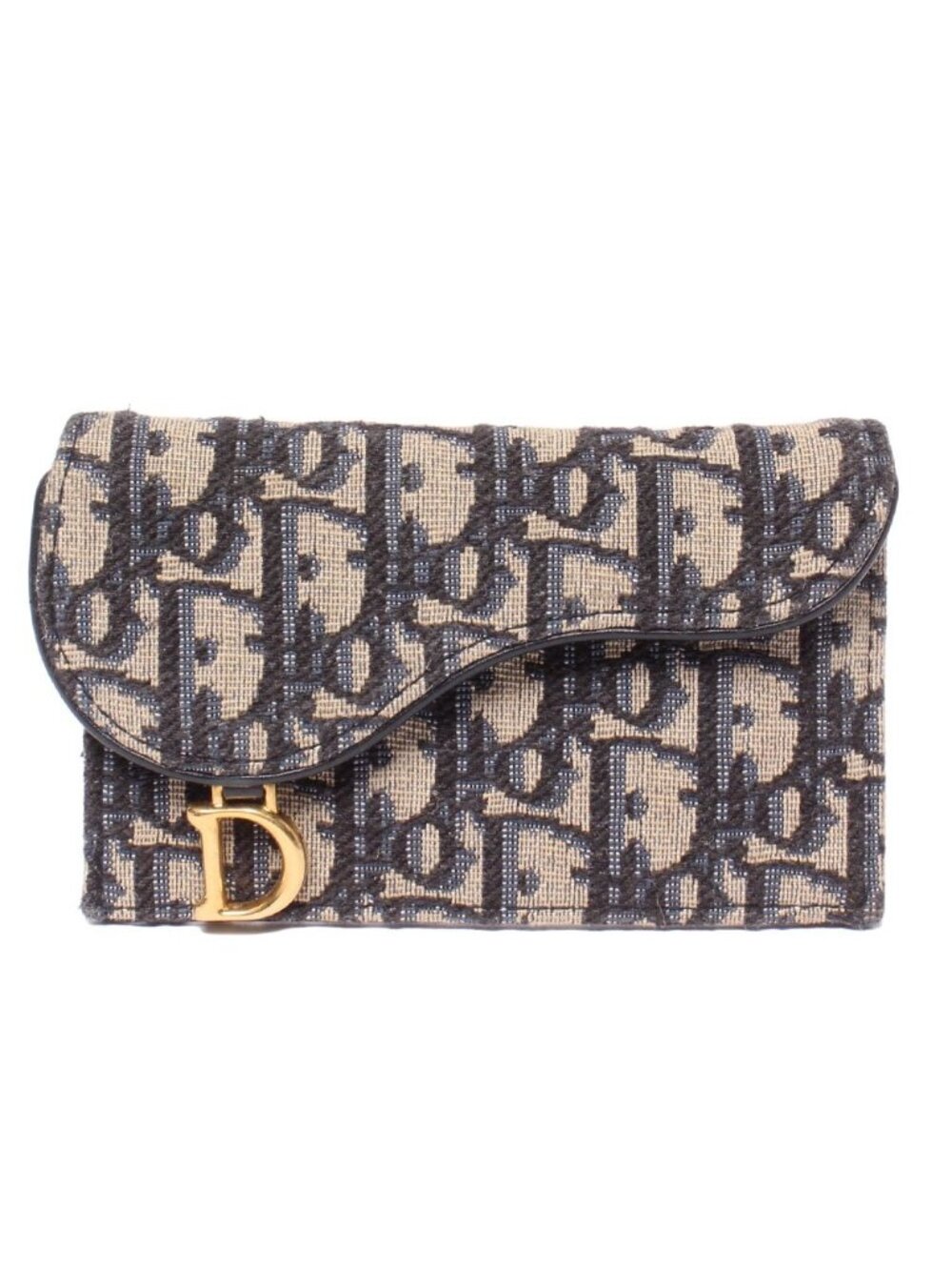 Dior Card Case Card Holders Navy